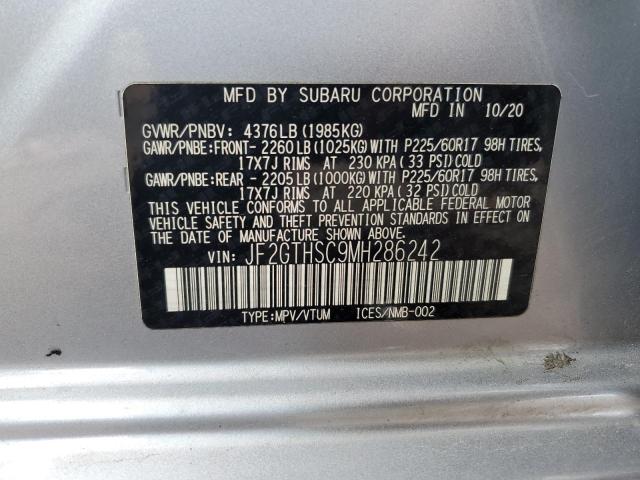 Photo 11 VIN: JF2GTHSC9MH286242 - SUBARU CROSSTREK 