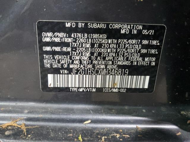 Photo 11 VIN: JF2GTHSCXMH346819 - SUBARU CROSSTREK 