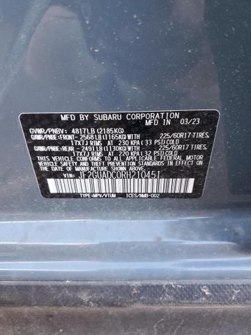 Photo 11 VIN: JF2GUADC0RH210451 - SUBARU CROSSTREK 