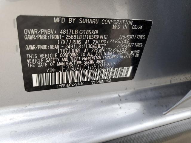 Photo 11 VIN: JF2GUADC1R8391883 - SUBARU CROSSTREK 