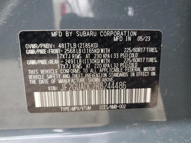 Photo 12 VIN: JF2GUADC2R8244486 - SUBARU CROSSTREK 