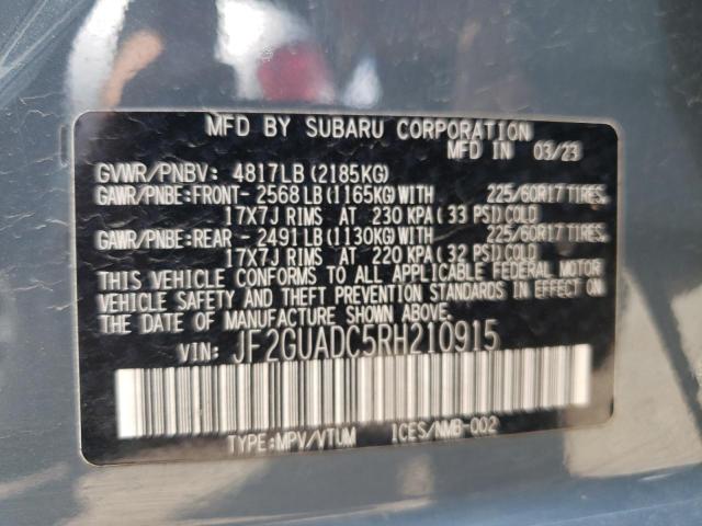 Photo 11 VIN: JF2GUADC5RH210915 - SUBARU CROSSTREK 