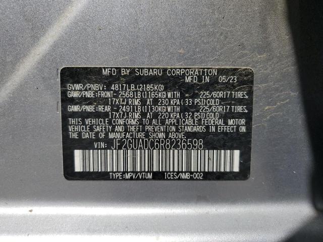 Photo 12 VIN: JF2GUADC6R8236598 - SUBARU CROSSTREK 