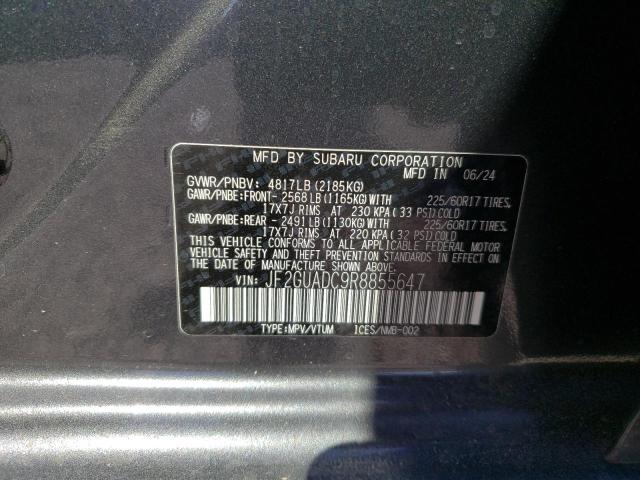 Photo 11 VIN: JF2GUADC9R8855647 - SUBARU CROSSTREK 