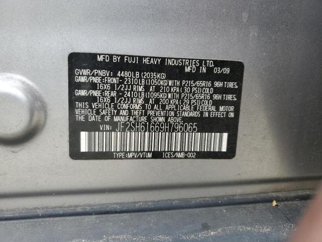 Photo 11 VIN: JF2SH61669H796065 - SUBARU FORESTER 