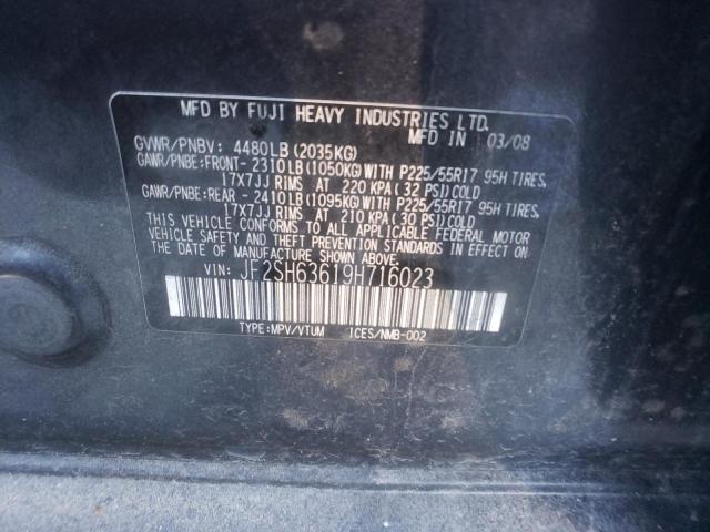 Photo 11 VIN: JF2SH63619H716023 - SUBARU FORESTER 