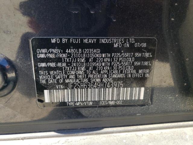 Photo 12 VIN: JF2SH63649H743975 - SUBARU FORESTER 