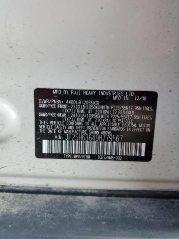 Photo 11 VIN: JF2SH63649H779567 - SUBARU FORESTER 