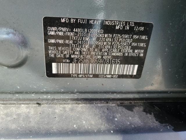 Photo 12 VIN: JF2SH63659H781635 - SUBARU FORESTER 2 