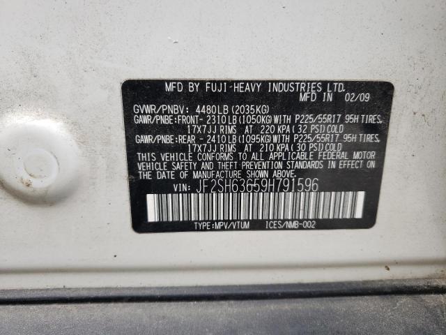 Photo 12 VIN: JF2SH63659H791596 - SUBARU FORESTER 2 