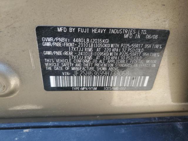 Photo 12 VIN: JF2SH63699H733068 - SUBARU FORESTER 