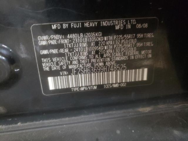 Photo 12 VIN: JF2SH63699H748525 - SUBARU FORESTER 2 