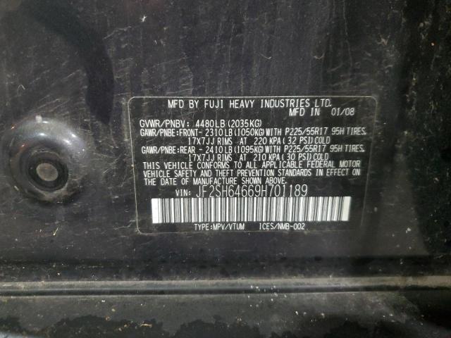 Photo 12 VIN: JF2SH64669H701189 - SUBARU FORESTER 2 