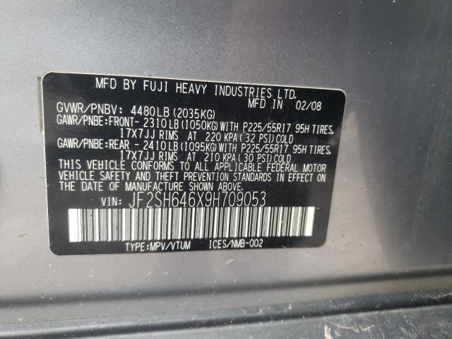 Photo 11 VIN: JF2SH646X9H709053 - SUBARU FORESTER 2 