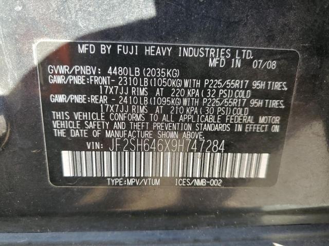 Photo 12 VIN: JF2SH646X9H747284 - SUBARU FORESTER 2 