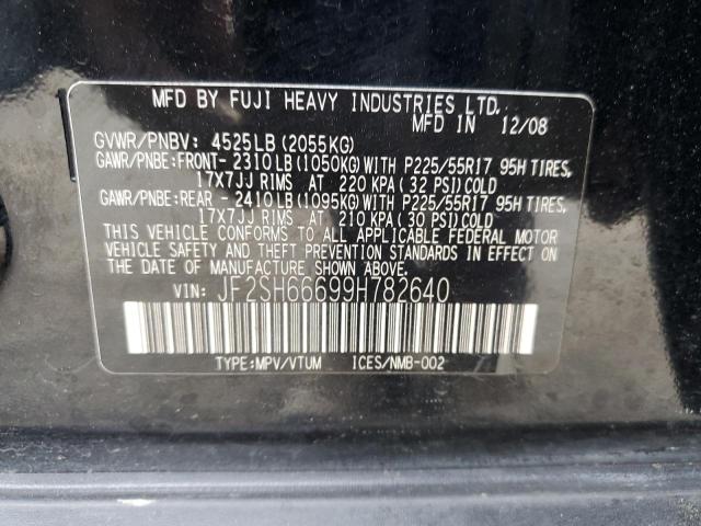 Photo 12 VIN: JF2SH66699H782640 - SUBARU FORESTERXT 