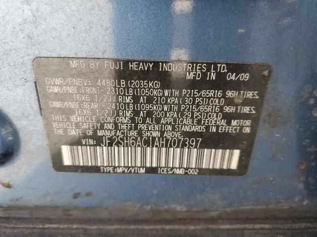 Photo 12 VIN: JF2SH6AC1AH707397 - SUBARU FORESTER 