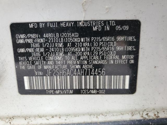 Photo 13 VIN: JF2SH6AC4AH714456 - SUBARU FORESTER 