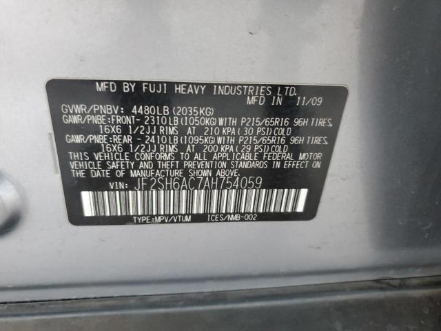 Photo 11 VIN: JF2SH6AC7AH754059 - SUBARU FORESTER 2 