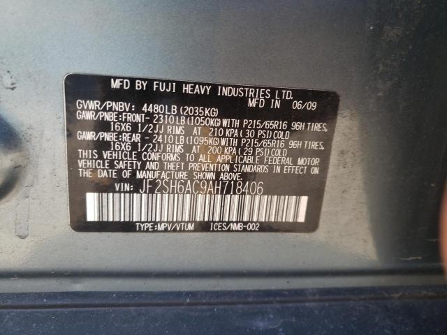 Photo 12 VIN: JF2SH6AC9AH718406 - SUBARU FORESTER 2 