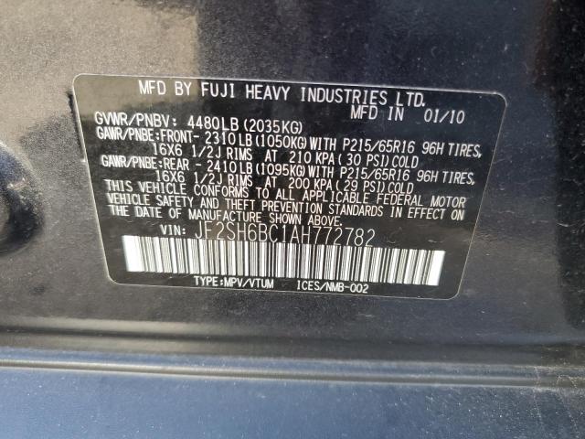 Photo 9 VIN: JF2SH6BC1AH772782 - SUBARU FORESTER X 