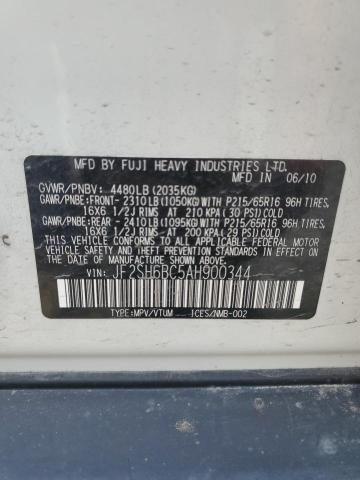 Photo 12 VIN: JF2SH6BC5AH900344 - SUBARU FORESTER 