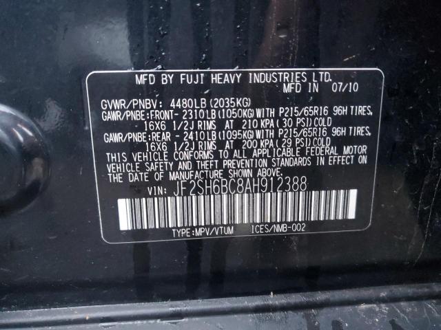 Photo 11 VIN: JF2SH6BC8AH912388 - SUBARU FORESTER 