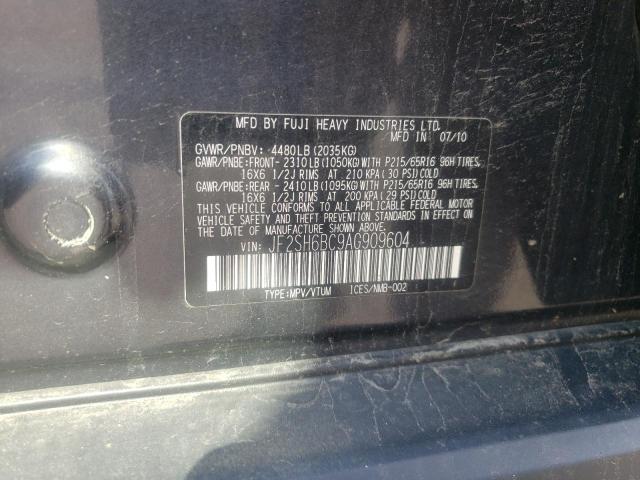 Photo 12 VIN: JF2SH6BC9AG909604 - SUBARU FORESTER X 