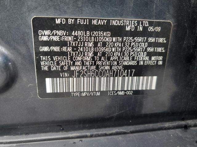 Photo 12 VIN: JF2SH6CC0AH710417 - SUBARU FORESTER 