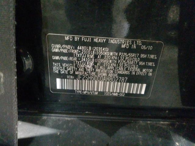 Photo 9 VIN: JF2SH6CC0AH802787 - SUBARU FORESTER 2 