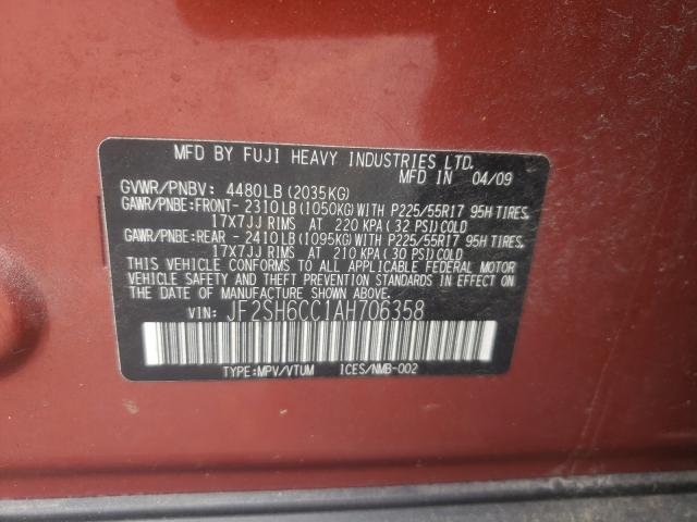 Photo 9 VIN: JF2SH6CC1AH706358 - SUBARU FORESTER 2 