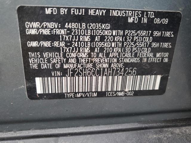 Photo 11 VIN: JF2SH6CC1AH734256 - SUBARU FORESTER 2 