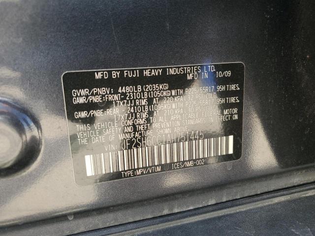 Photo 12 VIN: JF2SH6CC1AH751445 - SUBARU FORESTER 2 