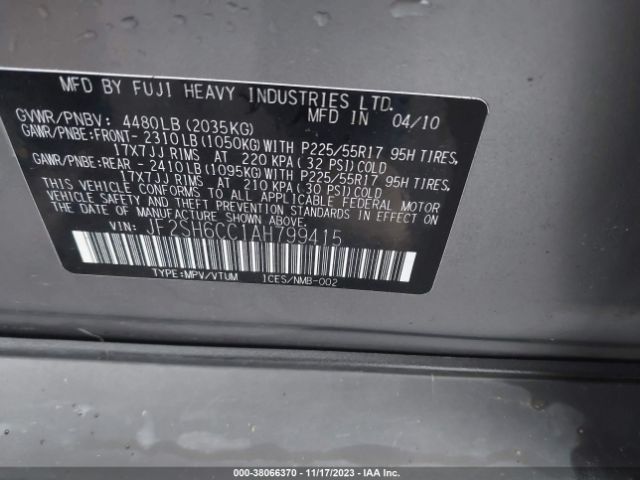 Photo 8 VIN: JF2SH6CC1AH799415 - SUBARU FORESTER 