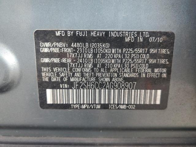 Photo 12 VIN: JF2SH6CC2AG908907 - SUBARU FORESTER 2 