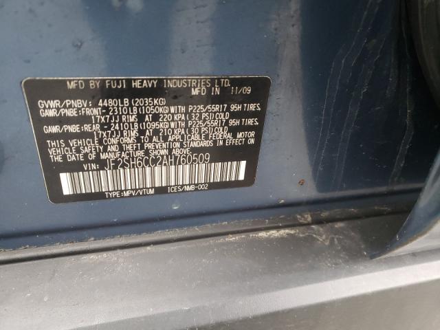 Photo 9 VIN: JF2SH6CC2AH760509 - SUBARU FORESTER 2 