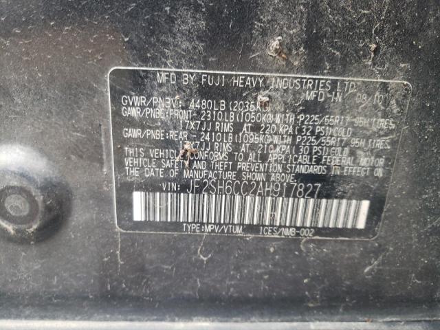 Photo 9 VIN: JF2SH6CC2AH917827 - SUBARU FORESTER 2 