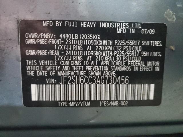 Photo 12 VIN: JF2SH6CC3AG730456 - SUBARU FORESTER 