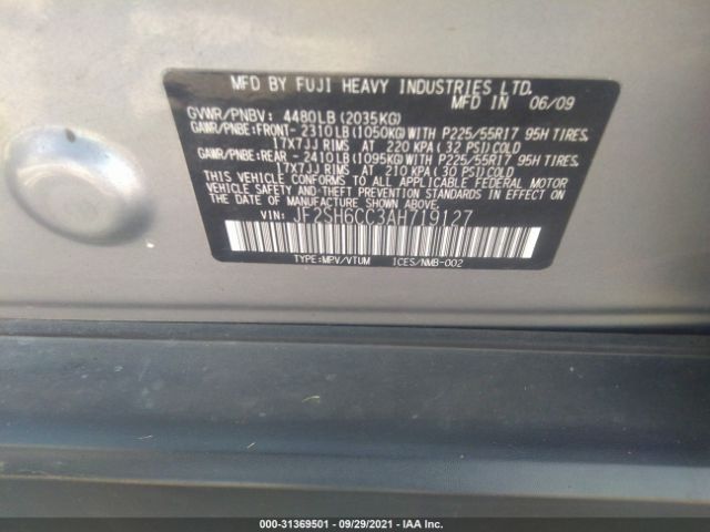 Photo 8 VIN: JF2SH6CC3AH719127 - SUBARU FORESTER 