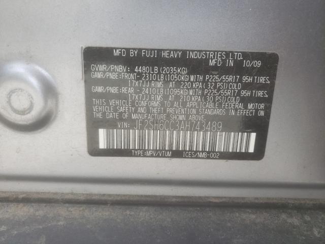 Photo 9 VIN: JF2SH6CC3AH743489 - SUBARU FORESTER 2 