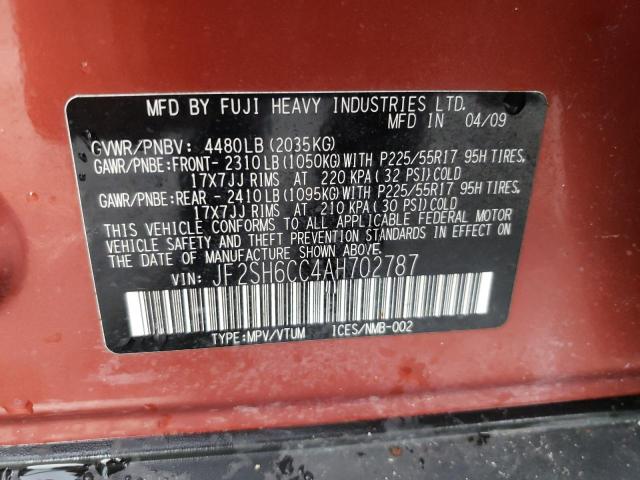 Photo 12 VIN: JF2SH6CC4AH702787 - SUBARU FORESTER 