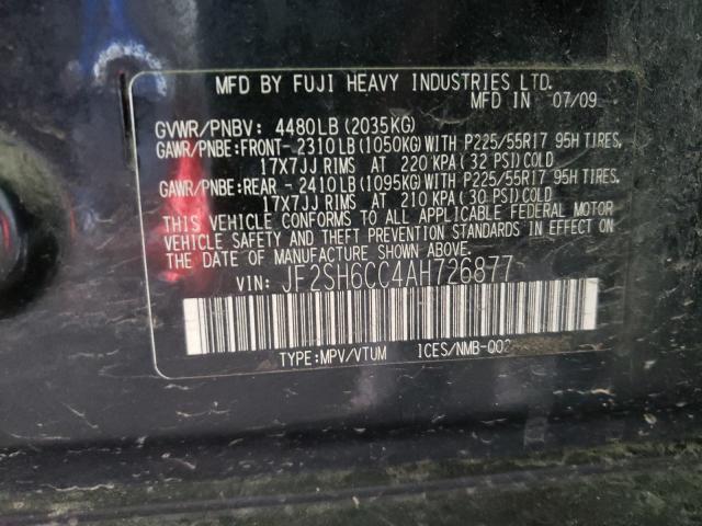 Photo 9 VIN: JF2SH6CC4AH726877 - SUBARU FORESTER 2 