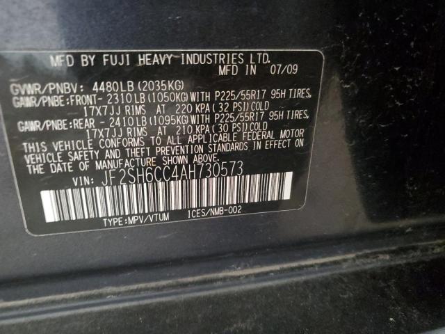 Photo 12 VIN: JF2SH6CC4AH730573 - SUBARU FORESTER 