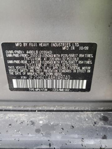 Photo 13 VIN: JF2SH6CC4AH749740 - SUBARU FORESTER 