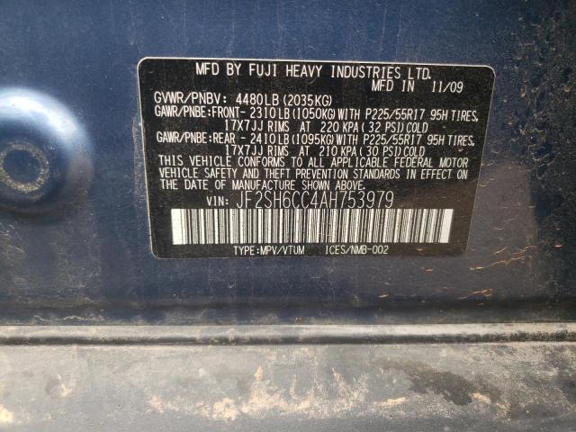 Photo 12 VIN: JF2SH6CC4AH753979 - SUBARU FORESTER 2 