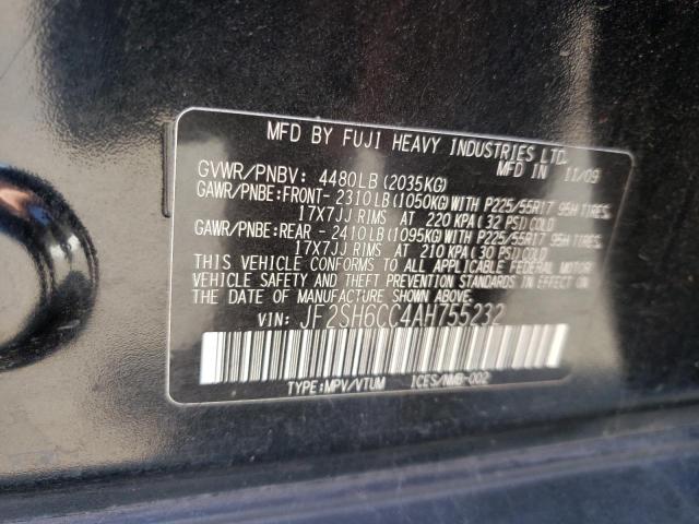 Photo 9 VIN: JF2SH6CC4AH755232 - SUBARU FORESTER 2 