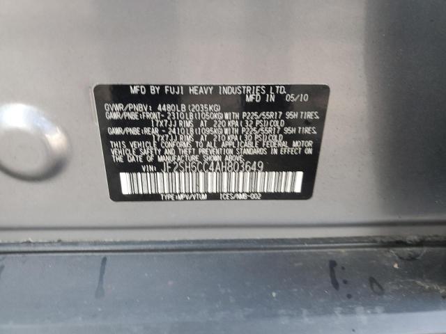 Photo 12 VIN: JF2SH6CC4AH803649 - SUBARU FORESTER 2 