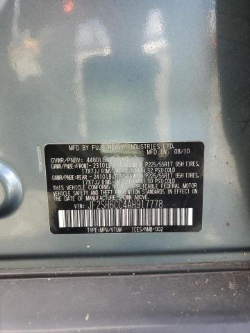 Photo 11 VIN: JF2SH6CC4AH917778 - SUBARU FORESTER 