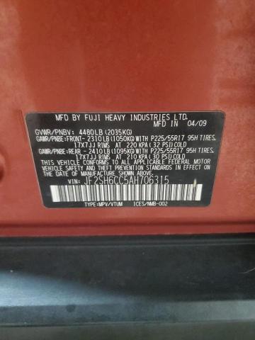 Photo 11 VIN: JF2SH6CC5AH706315 - SUBARU FORESTER 