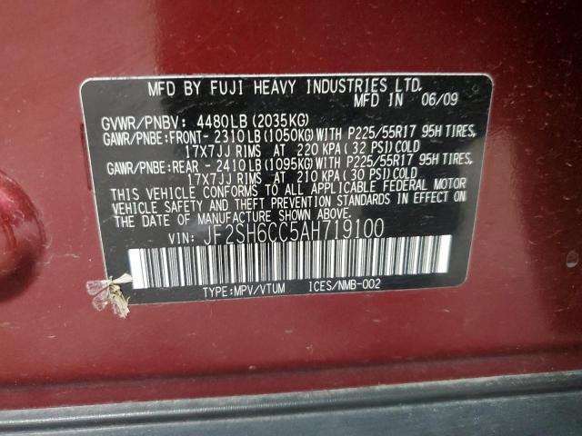 Photo 12 VIN: JF2SH6CC5AH719100 - SUBARU FORESTER 